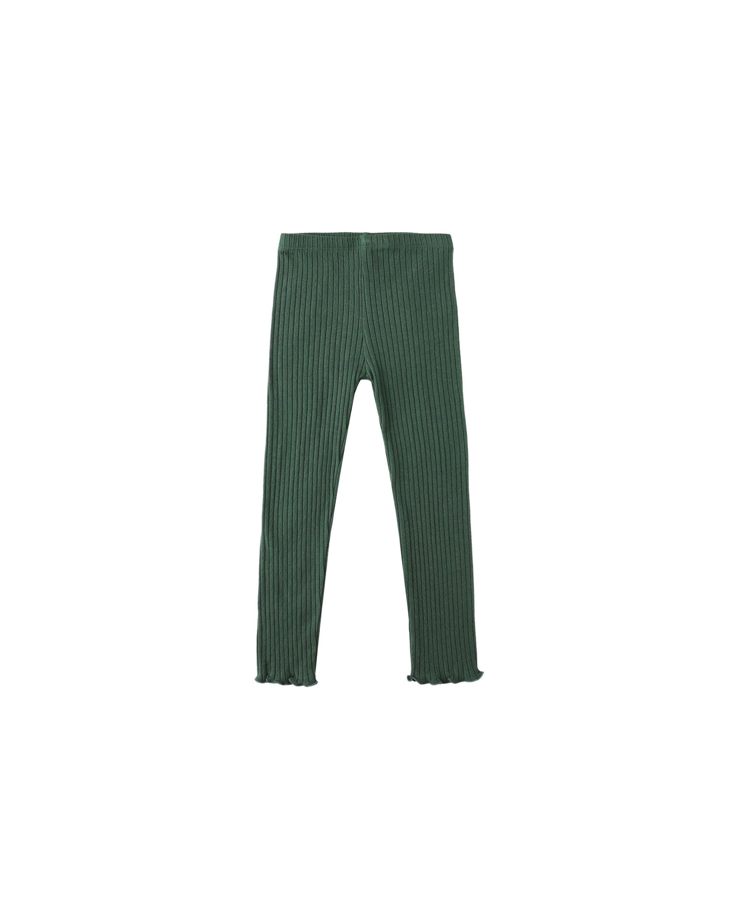 Ribbed Legging: Green