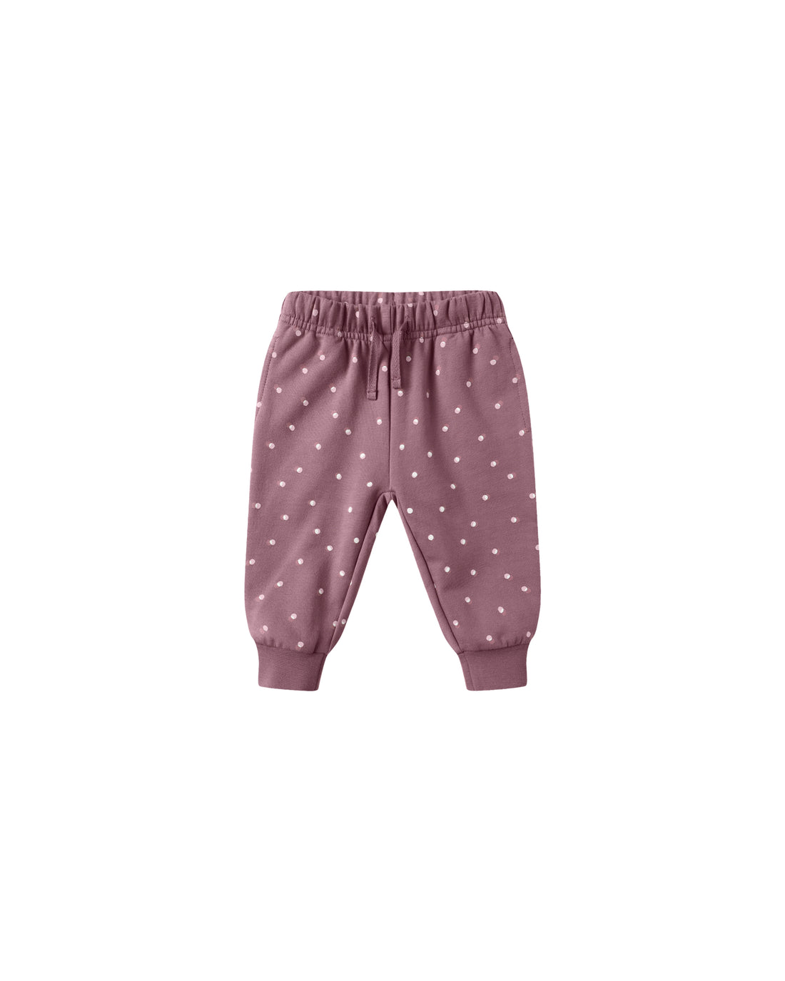 Relaxed Fleece Sweatpants: Polka Dots