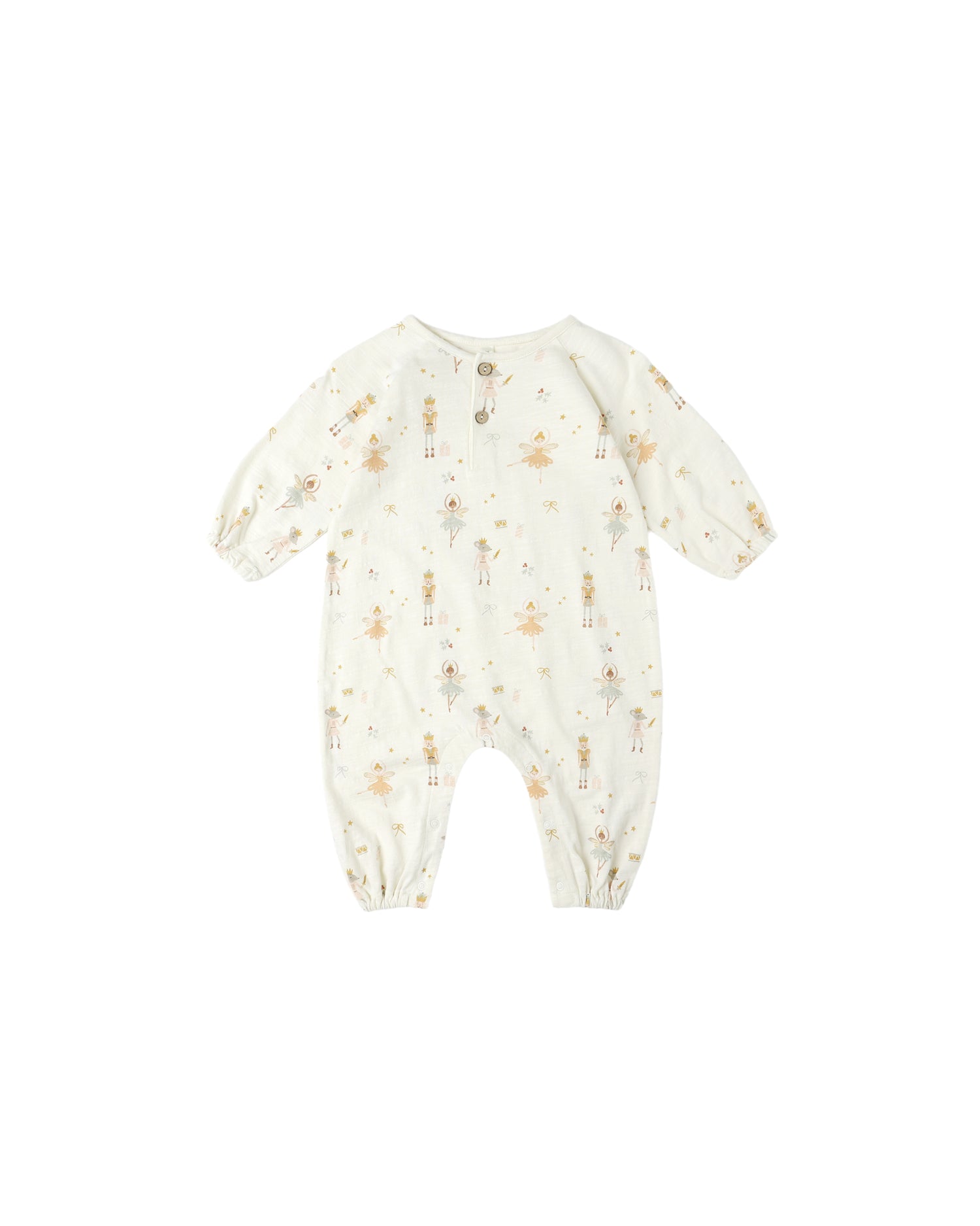 Henley Jumpsuit: Nutcracker