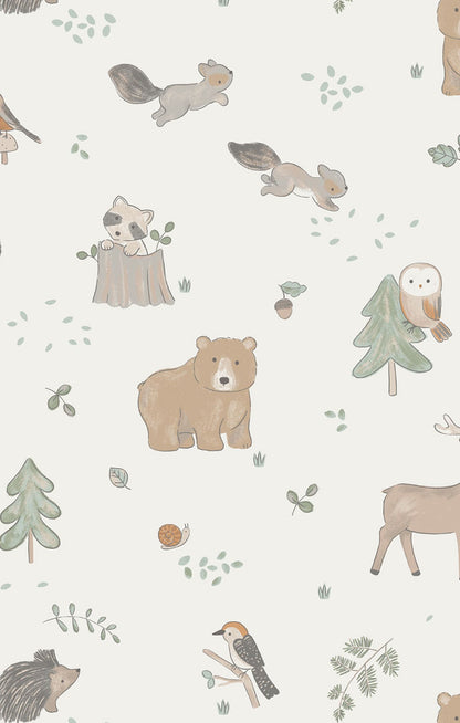 Woodland Babies 2 Way Zipper Footie