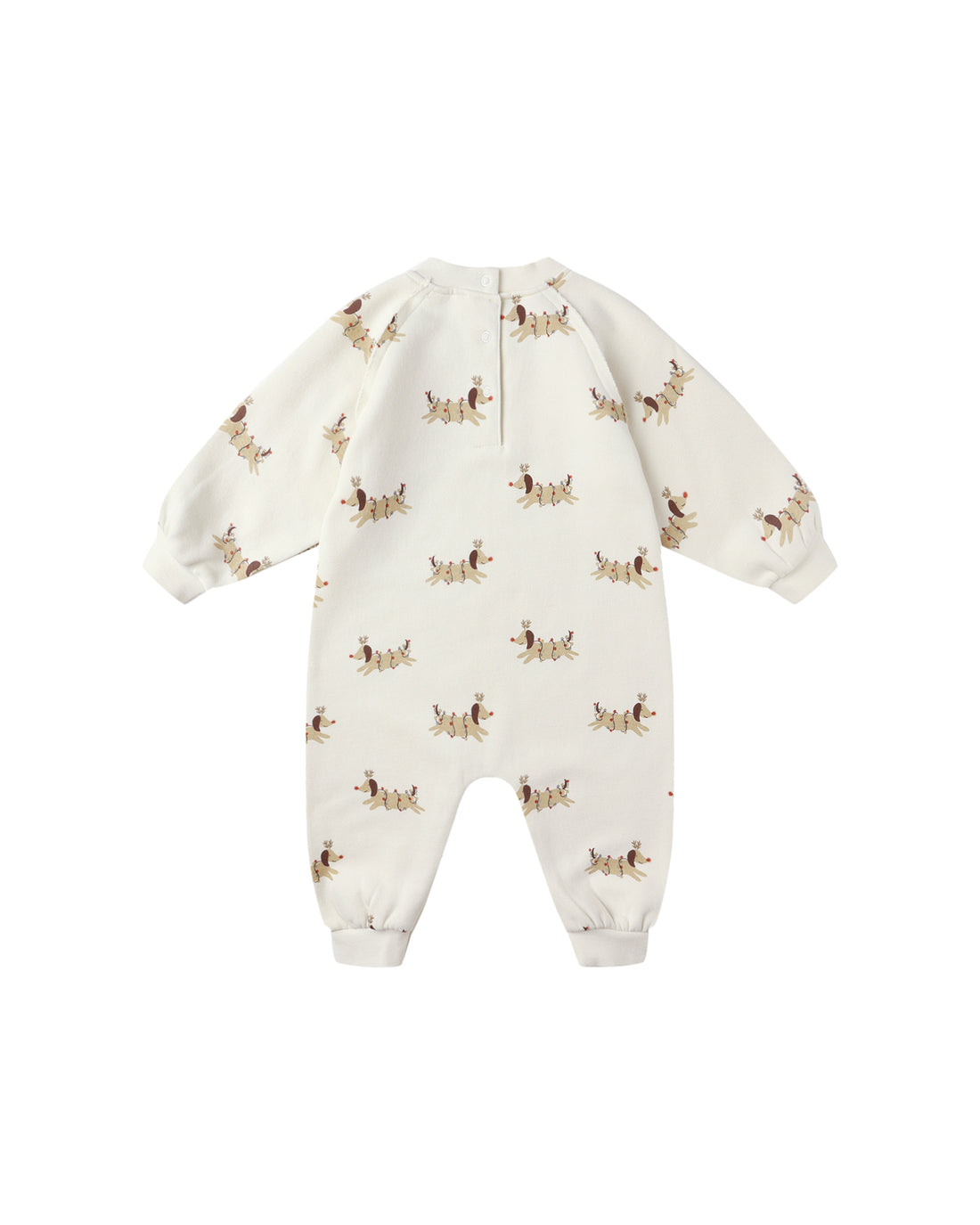 Raglan Jumpsuit: Christmas Dogs
