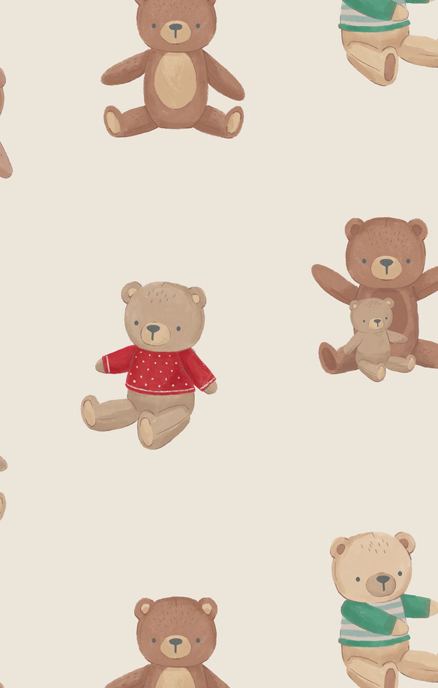 Teddy Bear Collection 2 Way Zipper Footie