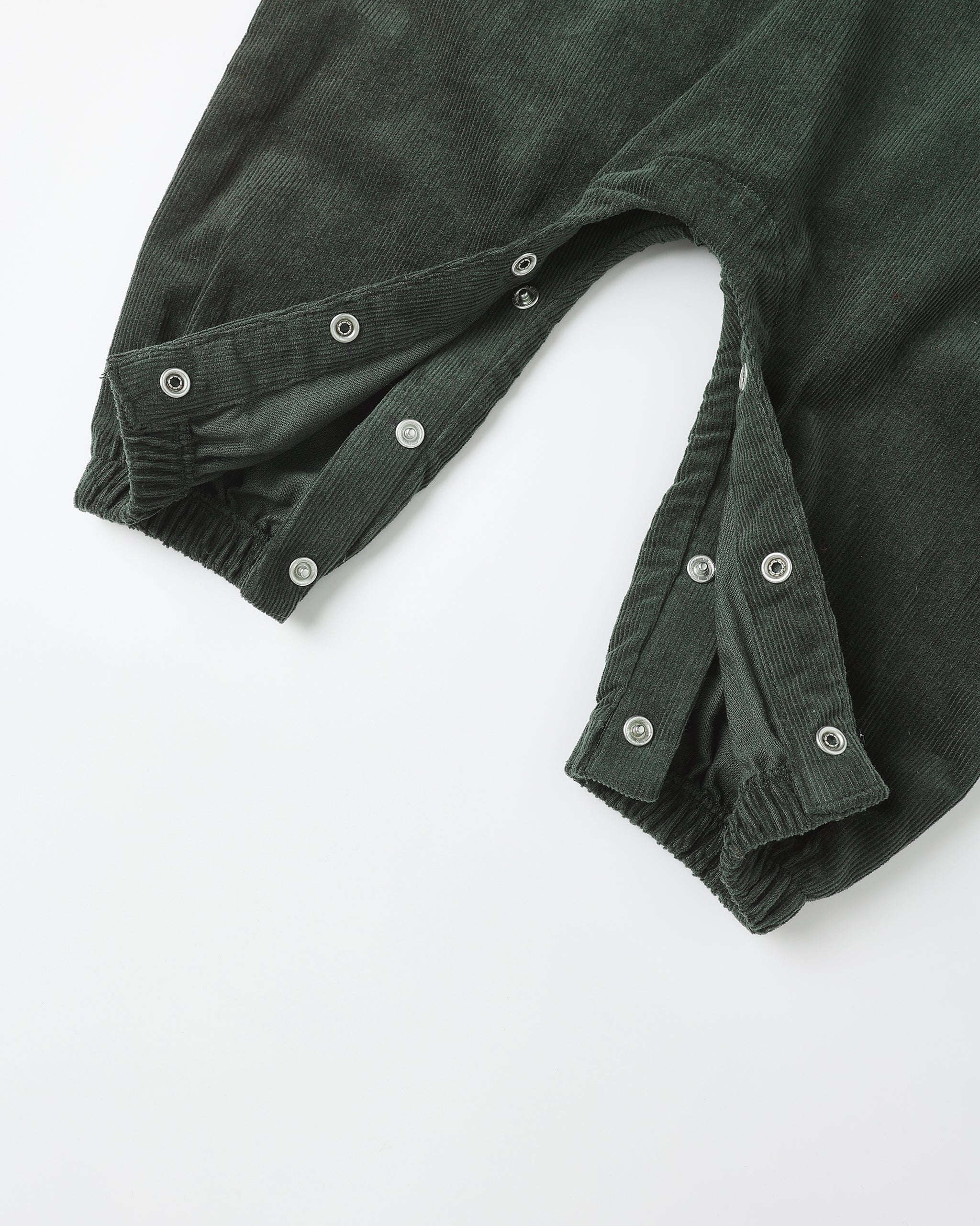 Relaxed Woven Jumpsuit: Evergreen
