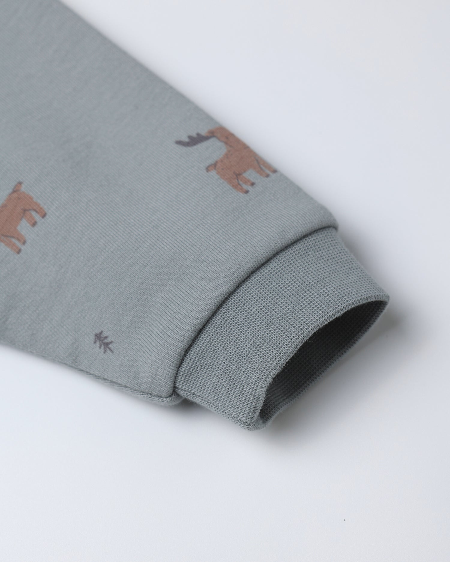 Crewneck Bubble Romper: Moose