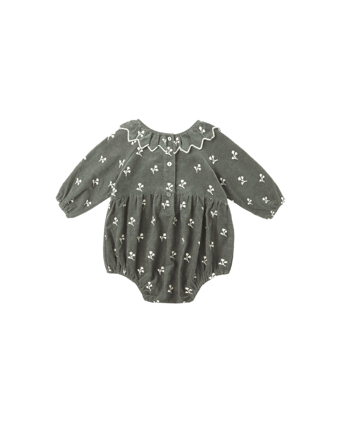 Freya Romper: Blossom Embroidery