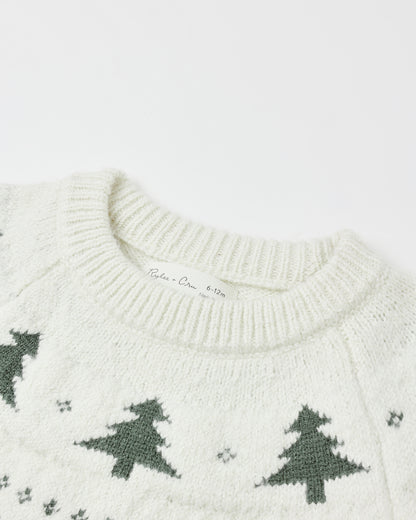 Faire Isle Sweater: Trees