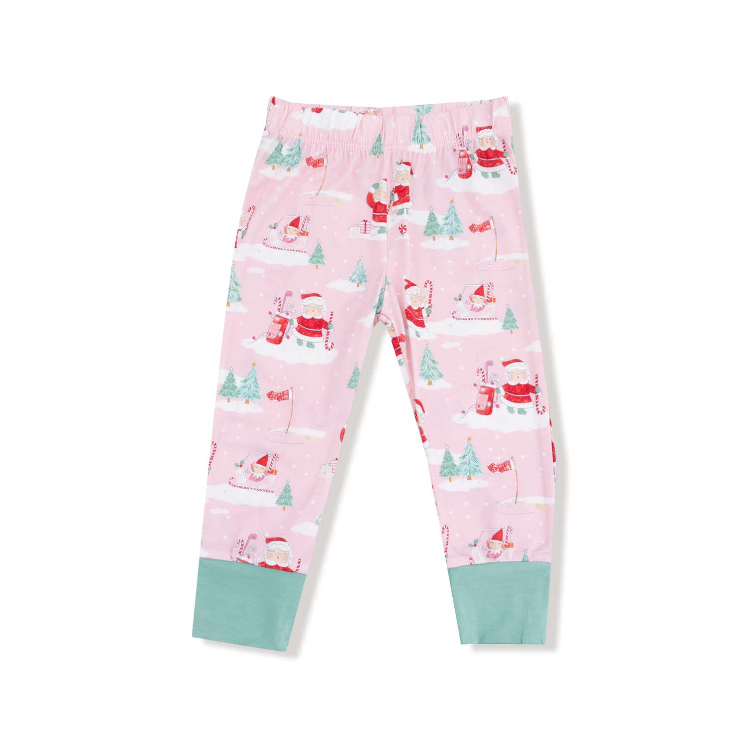 Golfing Mrs. Claus And Elves  L/s Loungewear Set