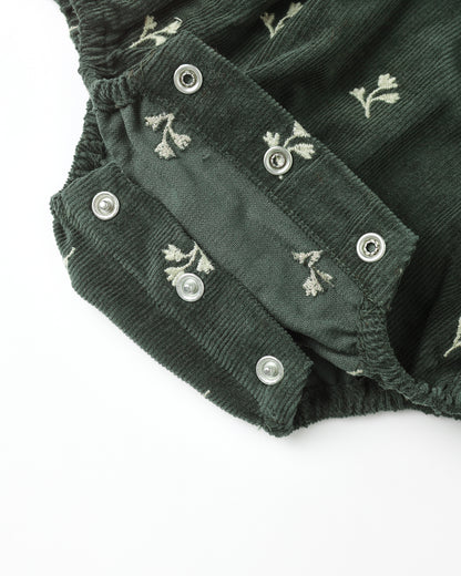 Freya Romper: Blossom Embroidery