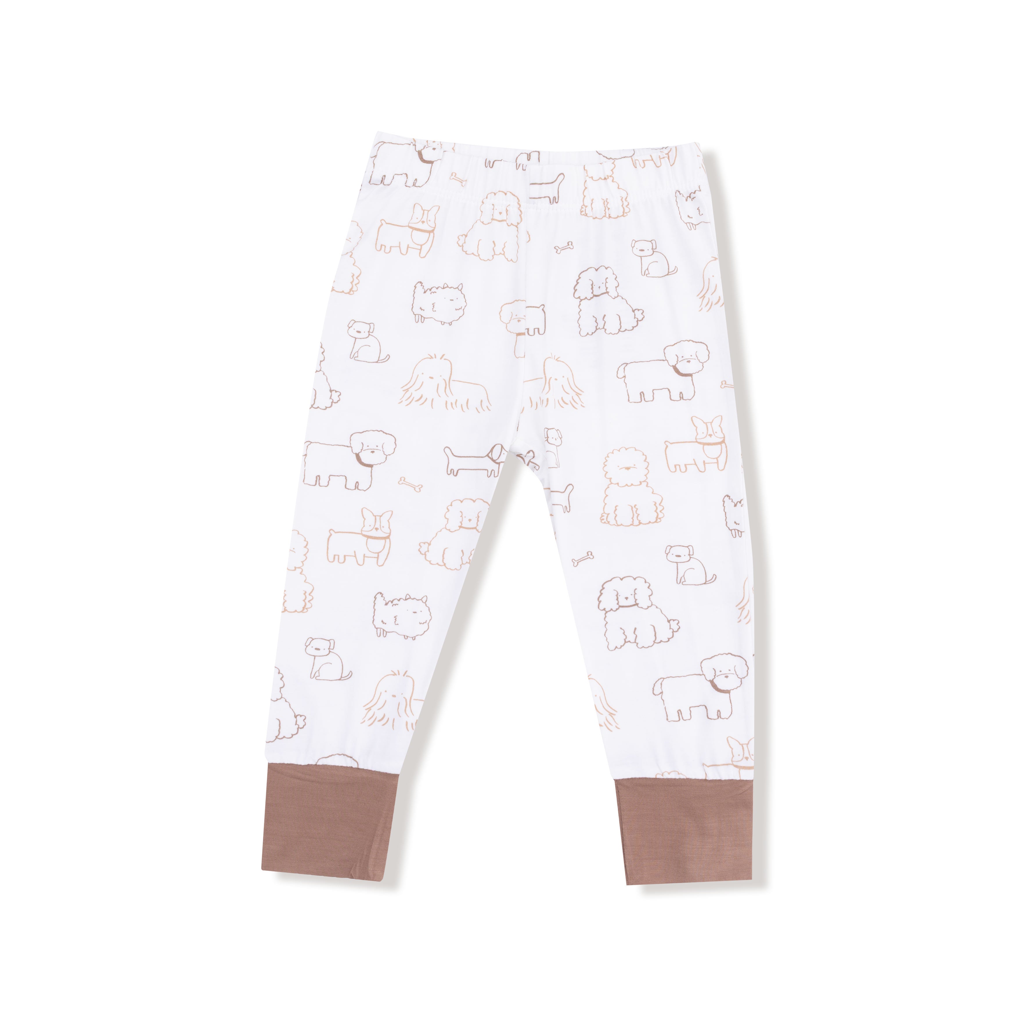 Neutral Pups LS Loungewear Set