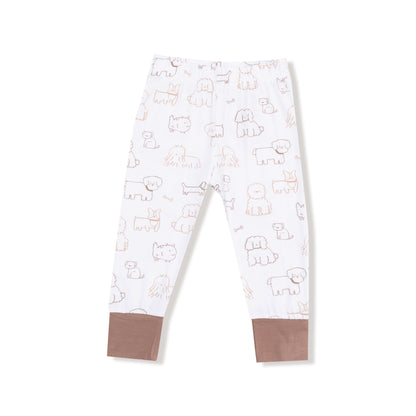 Neutral Pups LS Loungewear Set