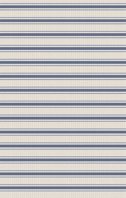 Vintage Stripe - Blue LS Loungewear Set