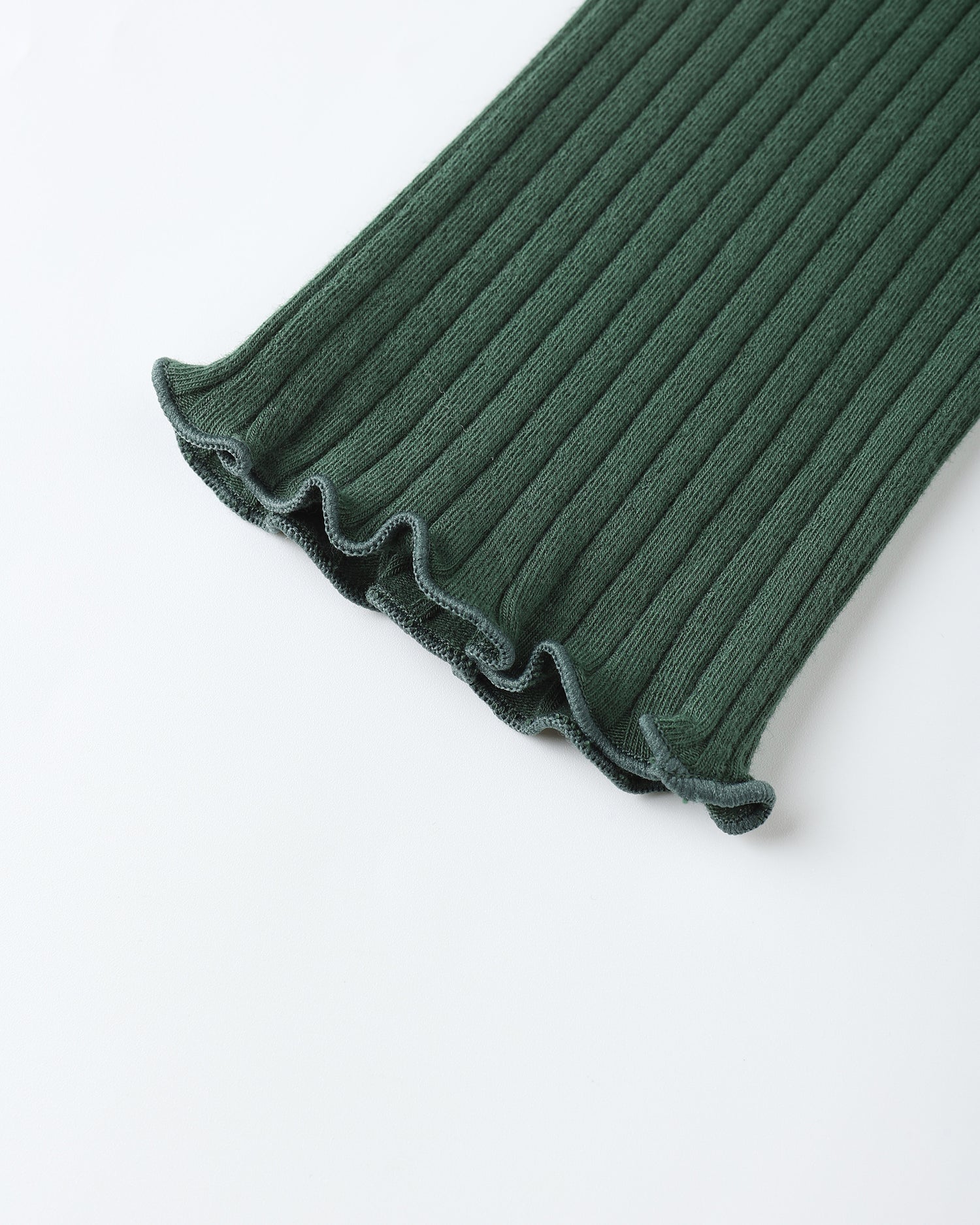 Ribbed Legging: Green
