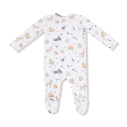 Woodland Babies 2 Way Zipper Footie