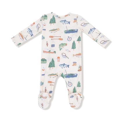Fishing Things 2 Way Zipper Footie