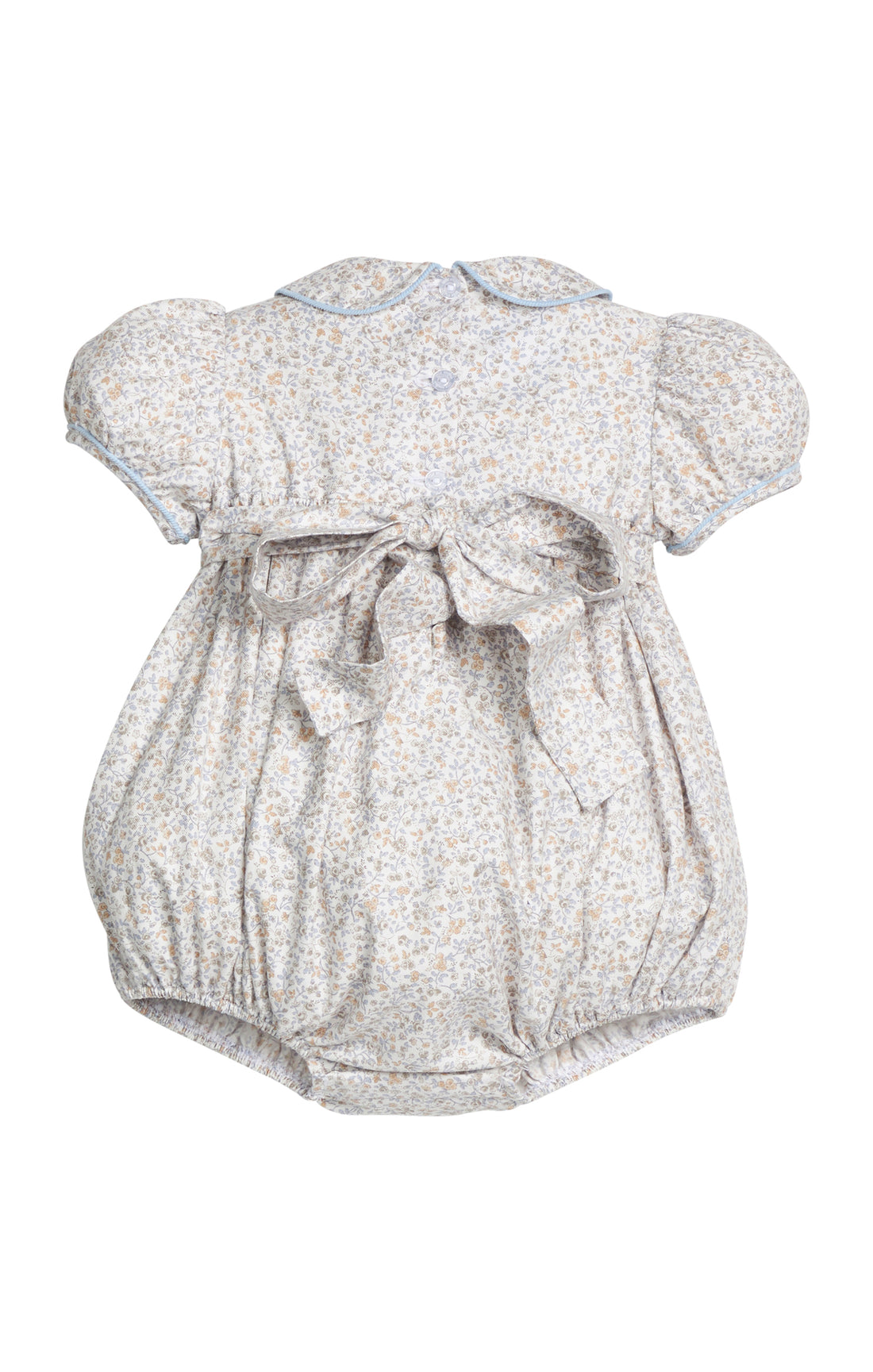 Smocked Peter Pan Bubble: Winthrop Floral