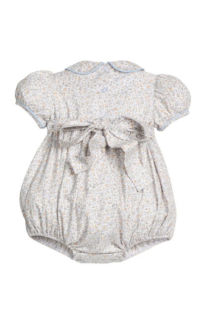 Smocked Peter Pan Bubble: Winthrop Floral