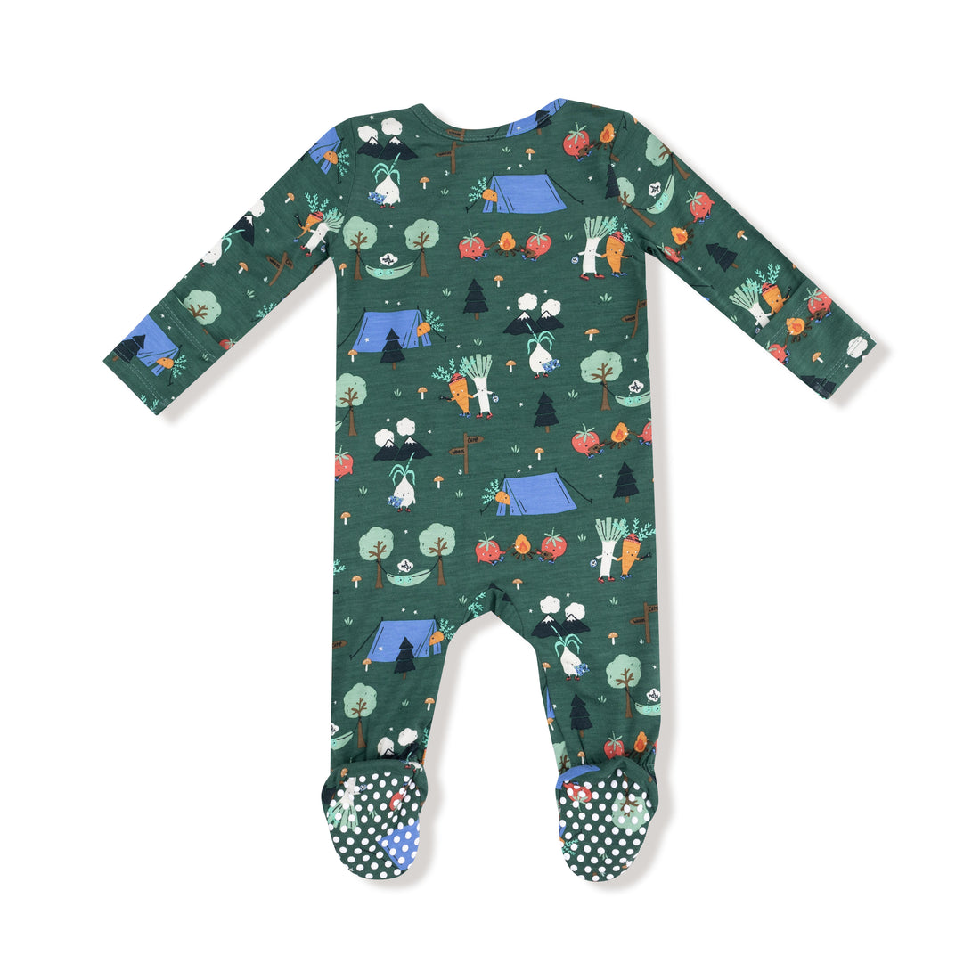 Camping Veggies - 2 Way Zipper Footie