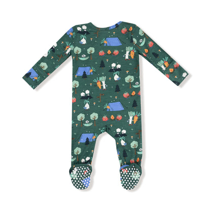 Camping Veggies - 2 Way Zipper Footie