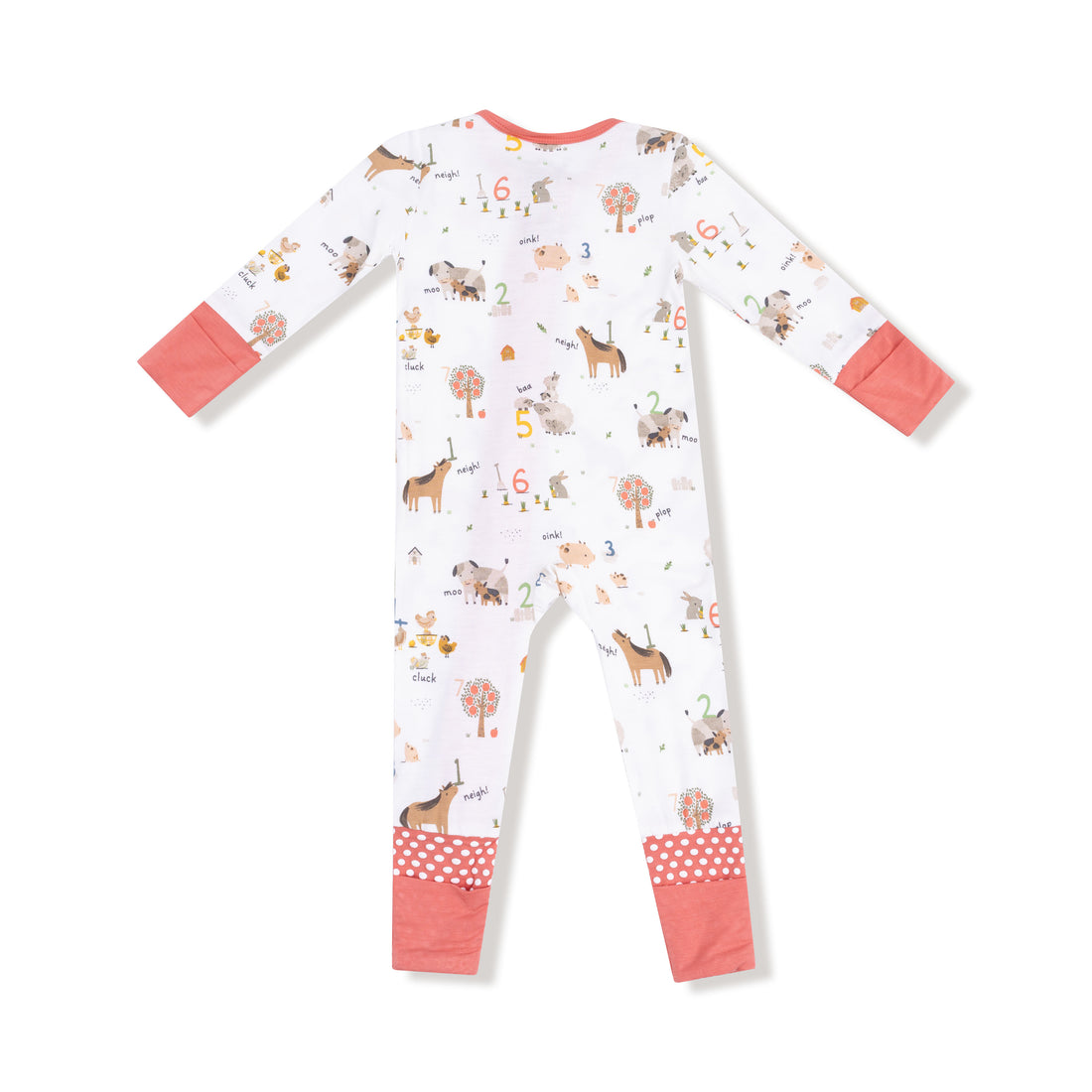 Farm Sounds 2 Way Zipper Romper
