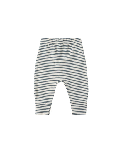 Drawstring Pants: Ocean Micro Stripe
