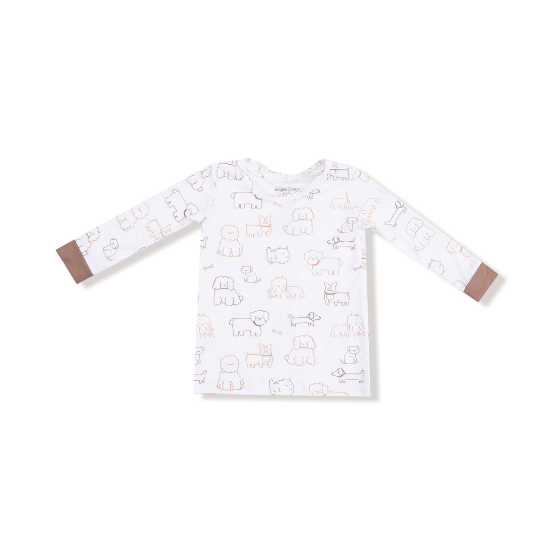 Neutral Pups LS Loungewear Set