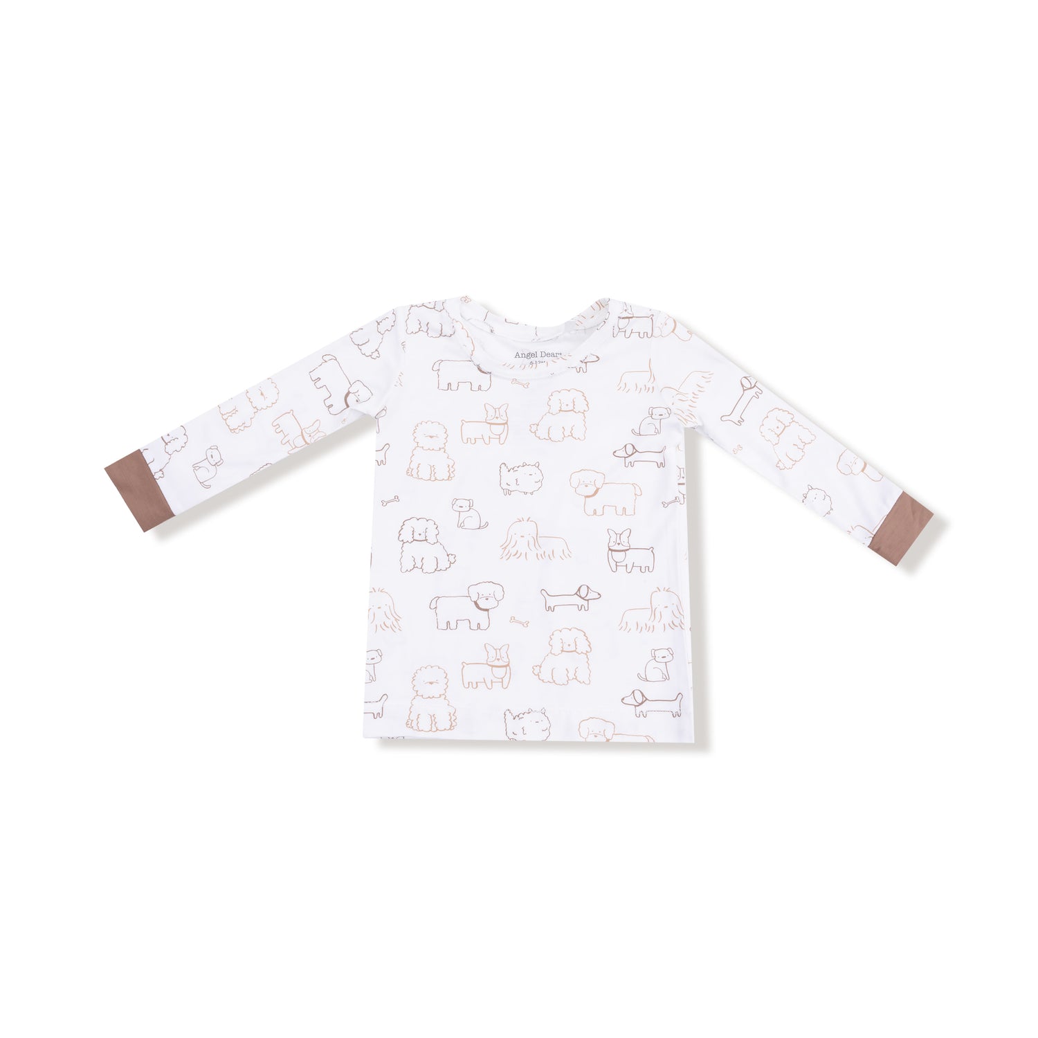 Neutral Pups LS Loungewear Set