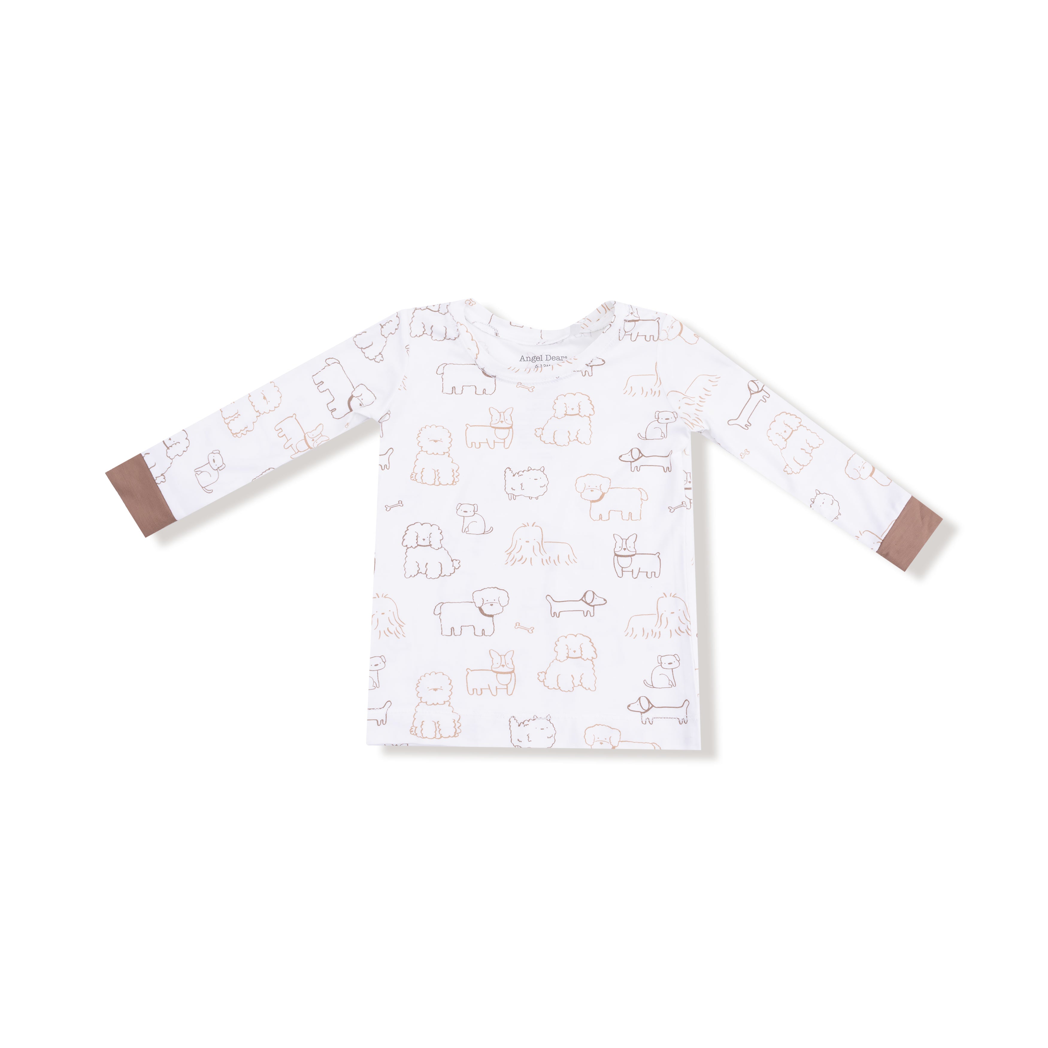 Neutral Pups LS Loungewear Set