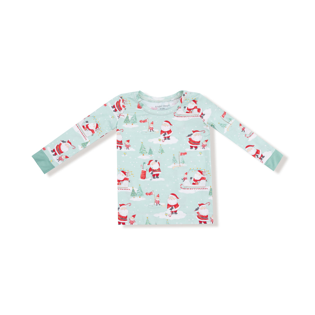 Golfing Santa And Elves L/s Loungewear Set