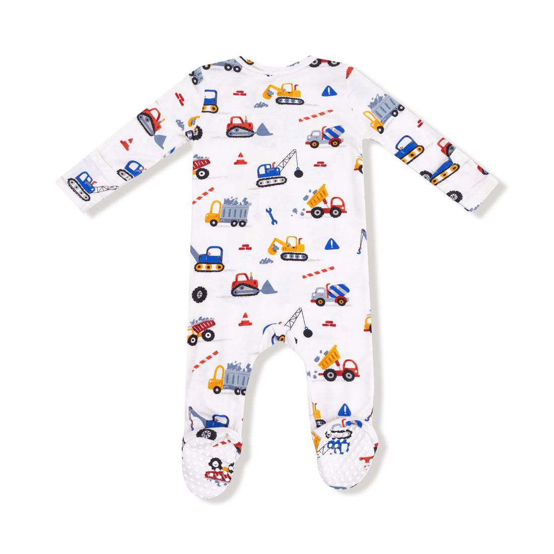Crayon Construction 2 Way Zipper Footie