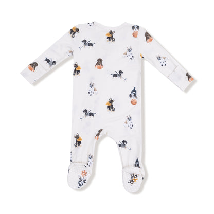 Sporty Puppies 2 Way Zipper Footie