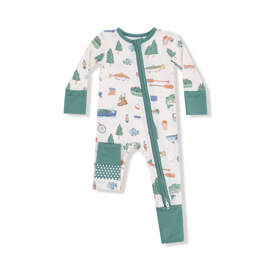 Fishing Things 2 Way Zipper Romper
