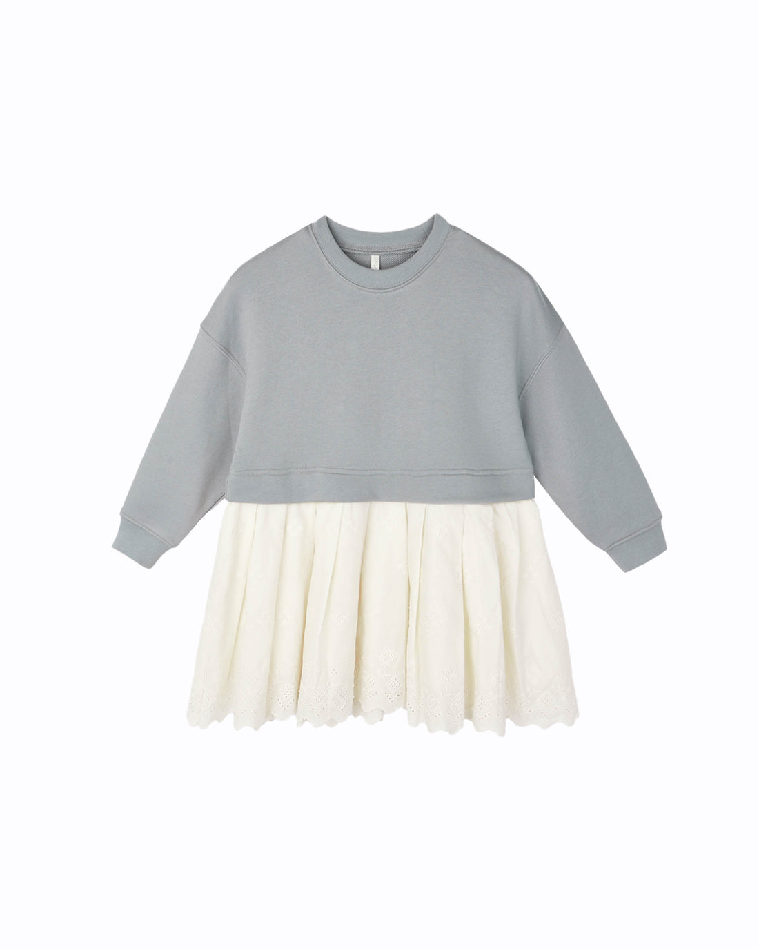 Sweatshirt Dress: Dusty Blue