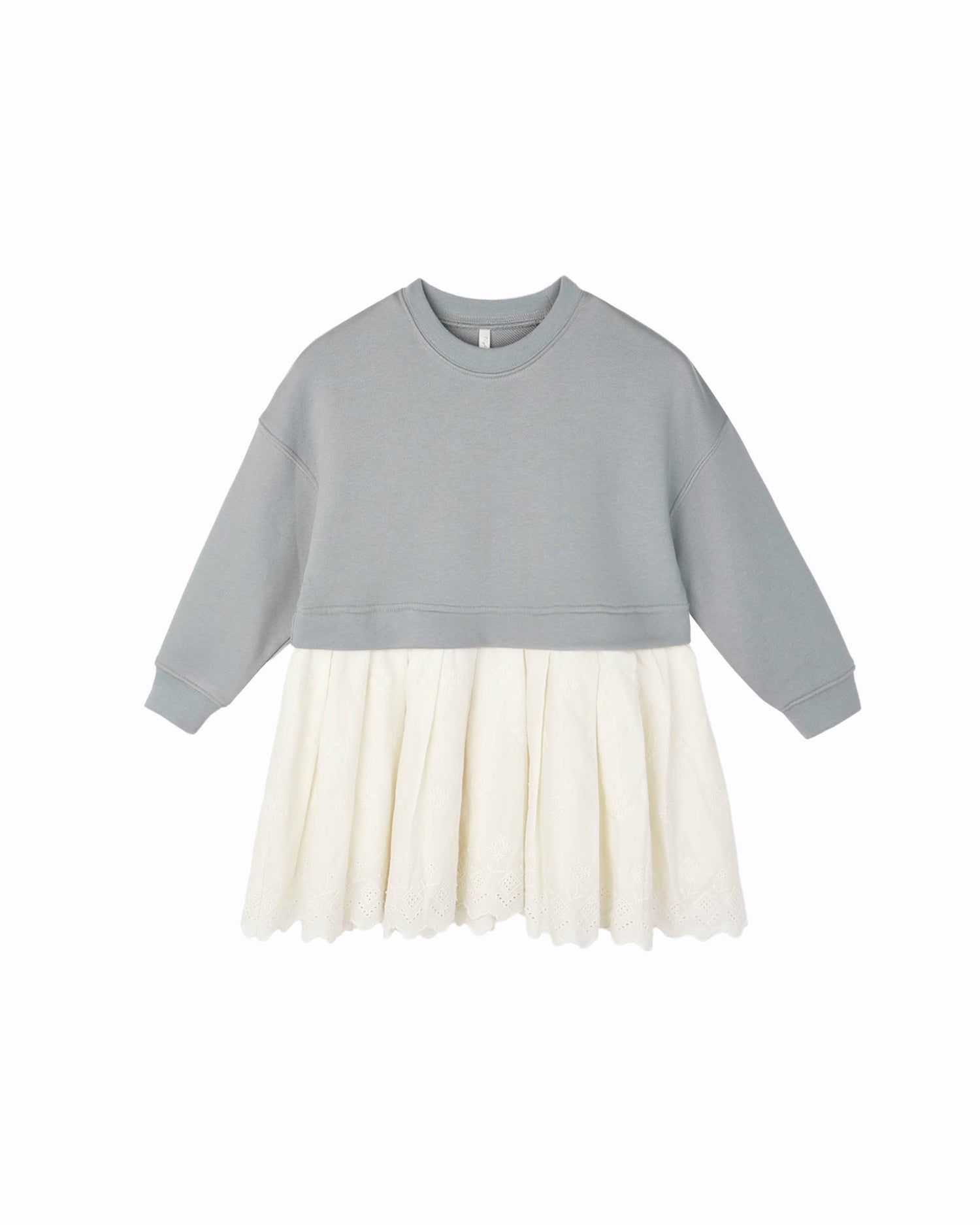 Sweatshirt Dress: Dusty Blue