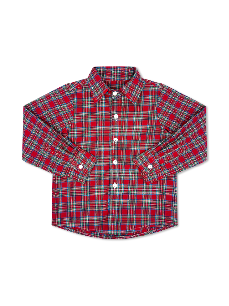 Brees Button Down: Woodstock Plaid