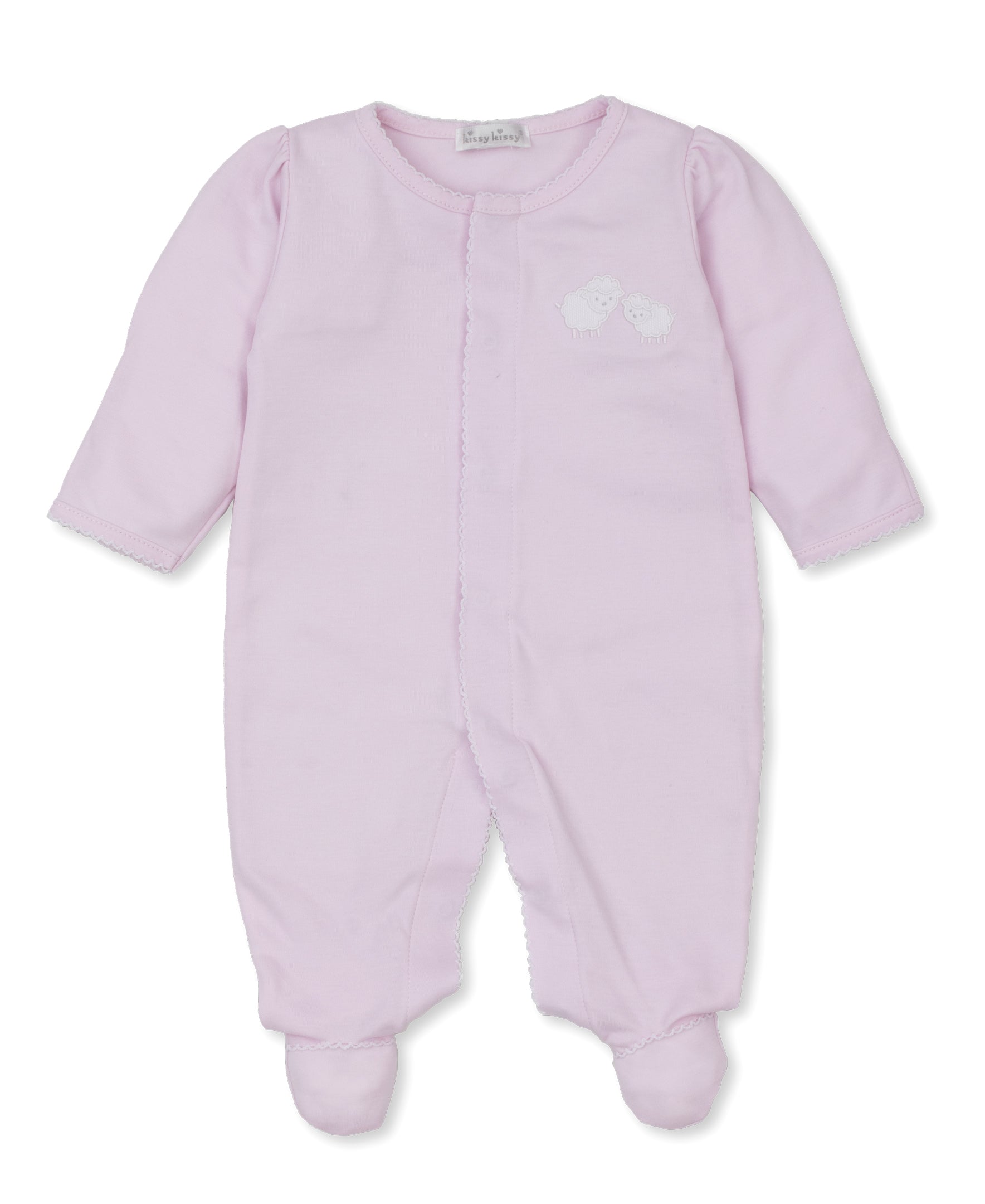 Kissy Kissy Sweetest Sheep Footie - Pink