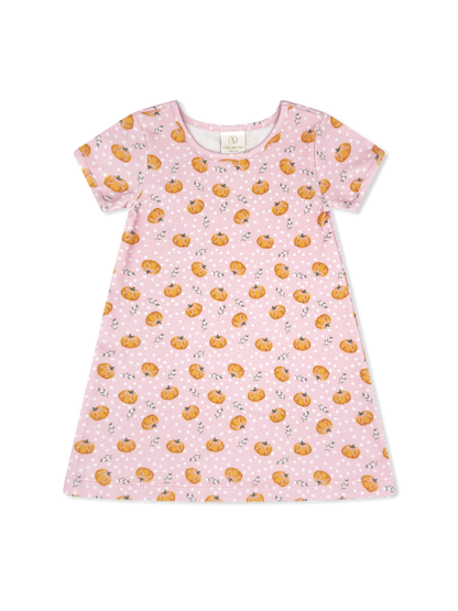 Faith Dress: Pink Pumpkin Patch Delight