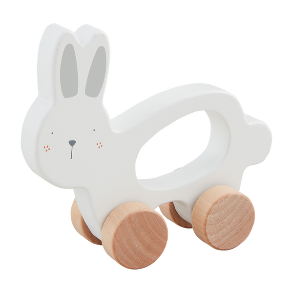 Wooden Bunny Pull Toy