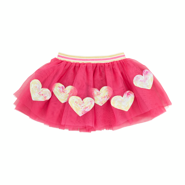 Pink Hearts Sequin Tutu