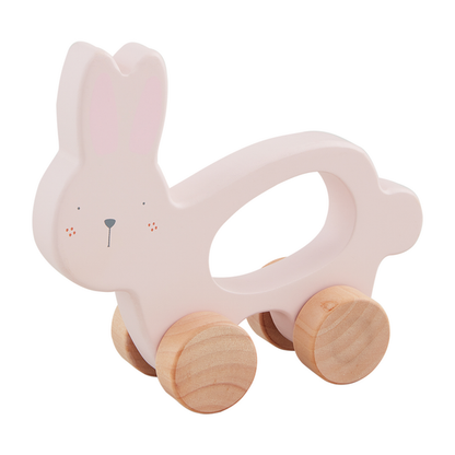 Wooden Bunny Pull Toy