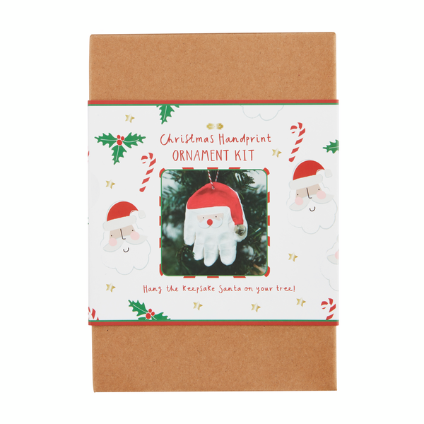 Santa Handprint Ornament Kit