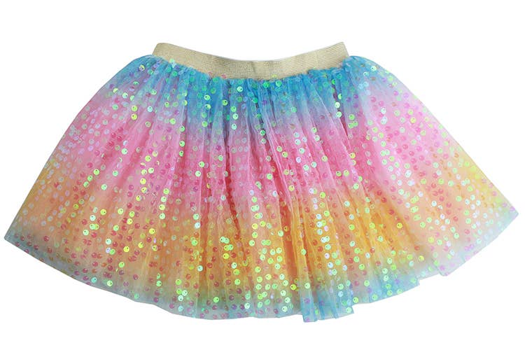 Pastel Sequin Tie Dye Tutu