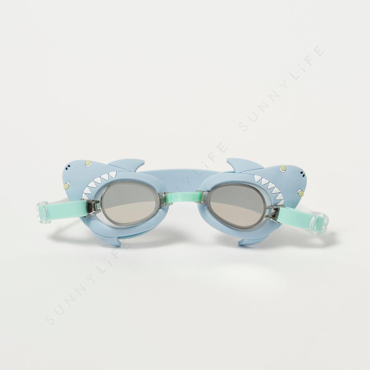 Salty the Shark Mini Swim Goggles Aqua