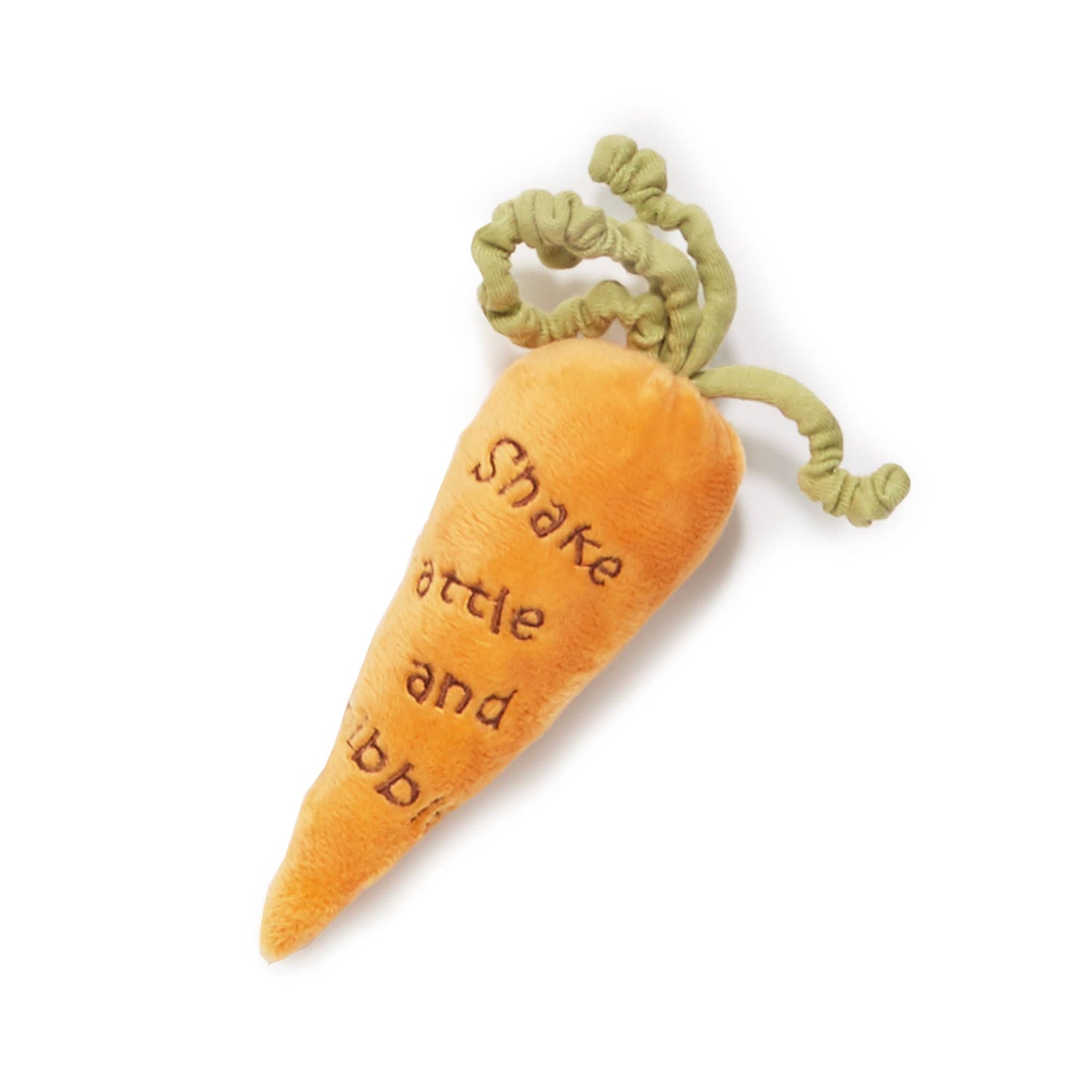 Shake, Rattle and Roll Carrot Baby Rattle