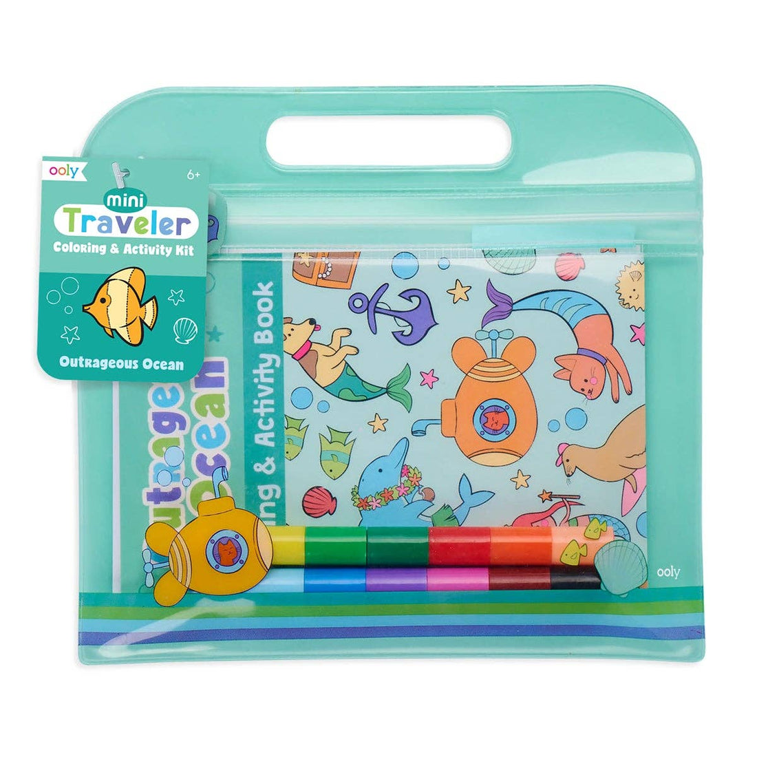 Mini Traveler Coloring &amp; Activity Kit - Outrageous Ocean