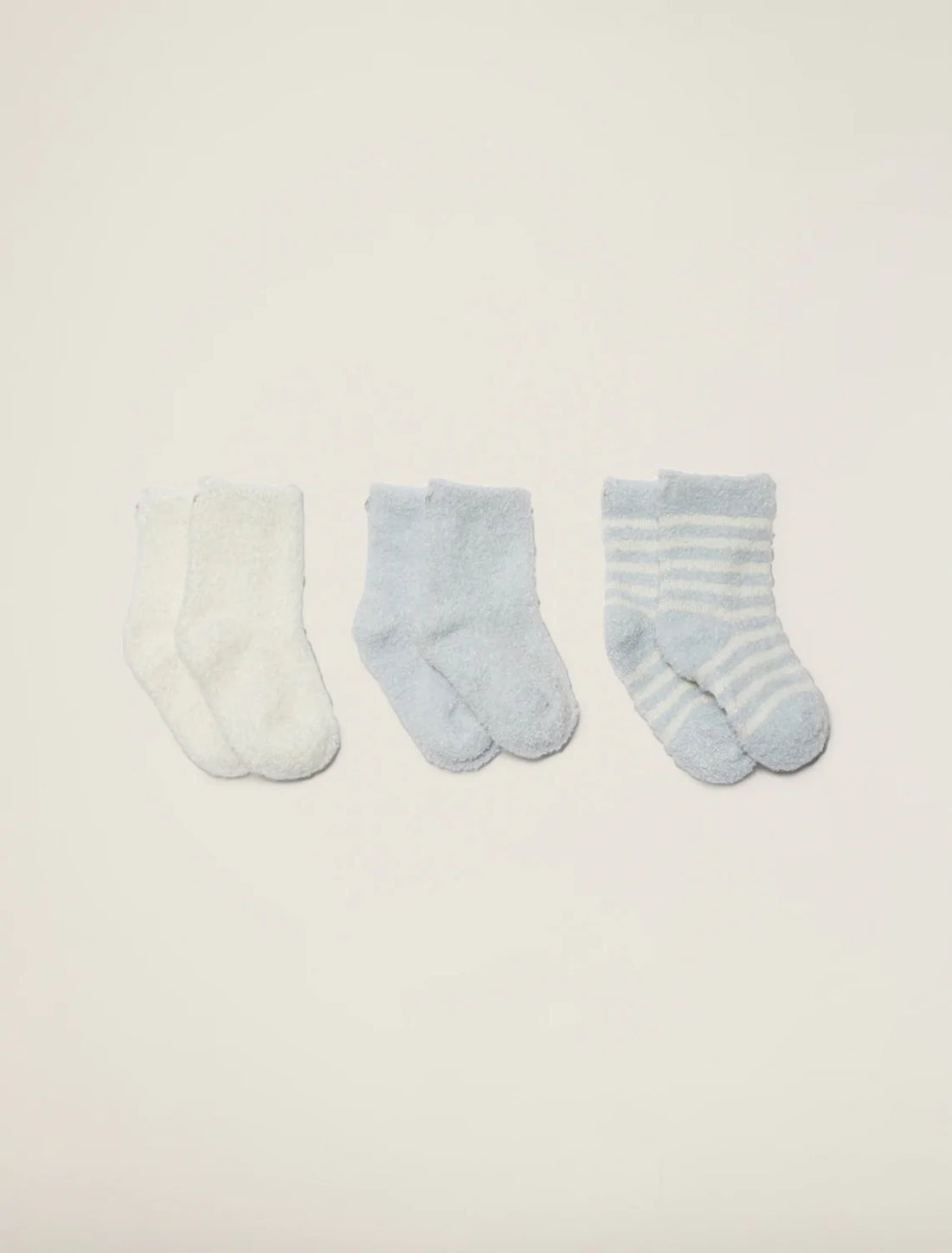 Barefoot Dreams CCL Infant Socks: Set of 3 Pairs