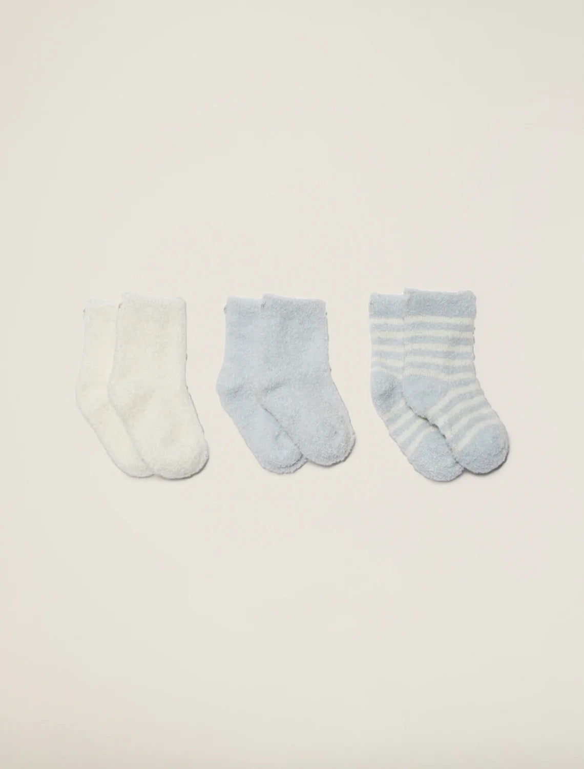 Barefoot Dreams CCL Infant Socks: Set of 3 Pairs