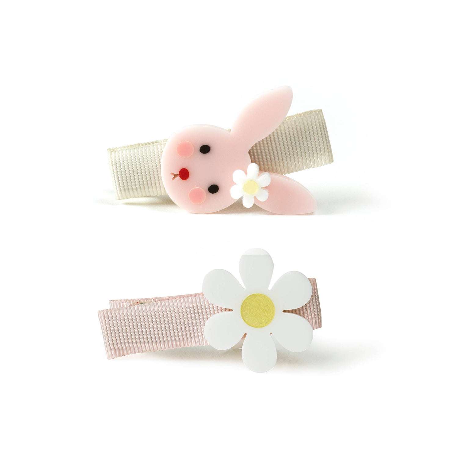 Bunny and Daisy Hair Clips