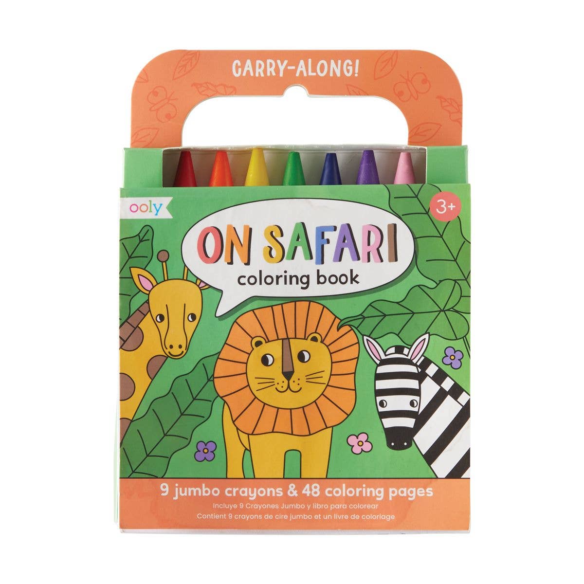 Carry Along Crayon &amp; Coloring Book Kit-On Safari