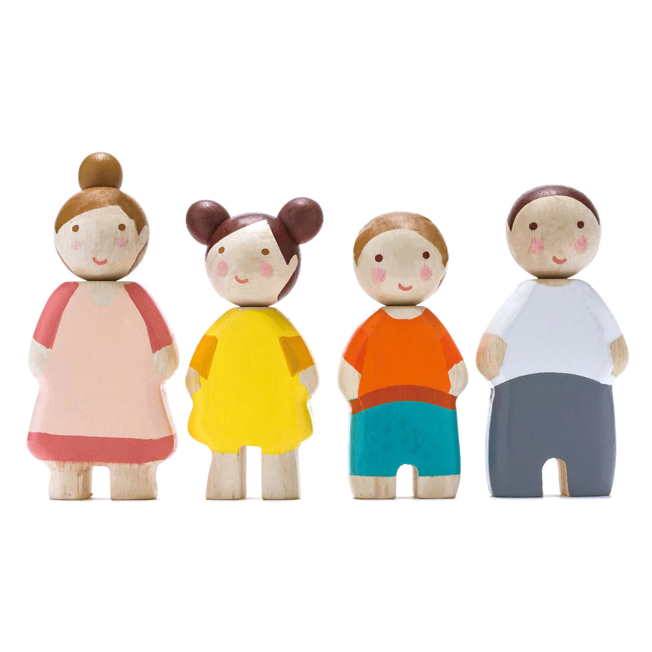 &quot;The Leaf Family&quot; Wooden Toy People