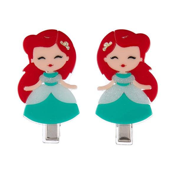 Cute Doll Red Hair Alligator Clips